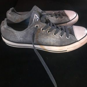 GRAY SHIMMER CONVERSE